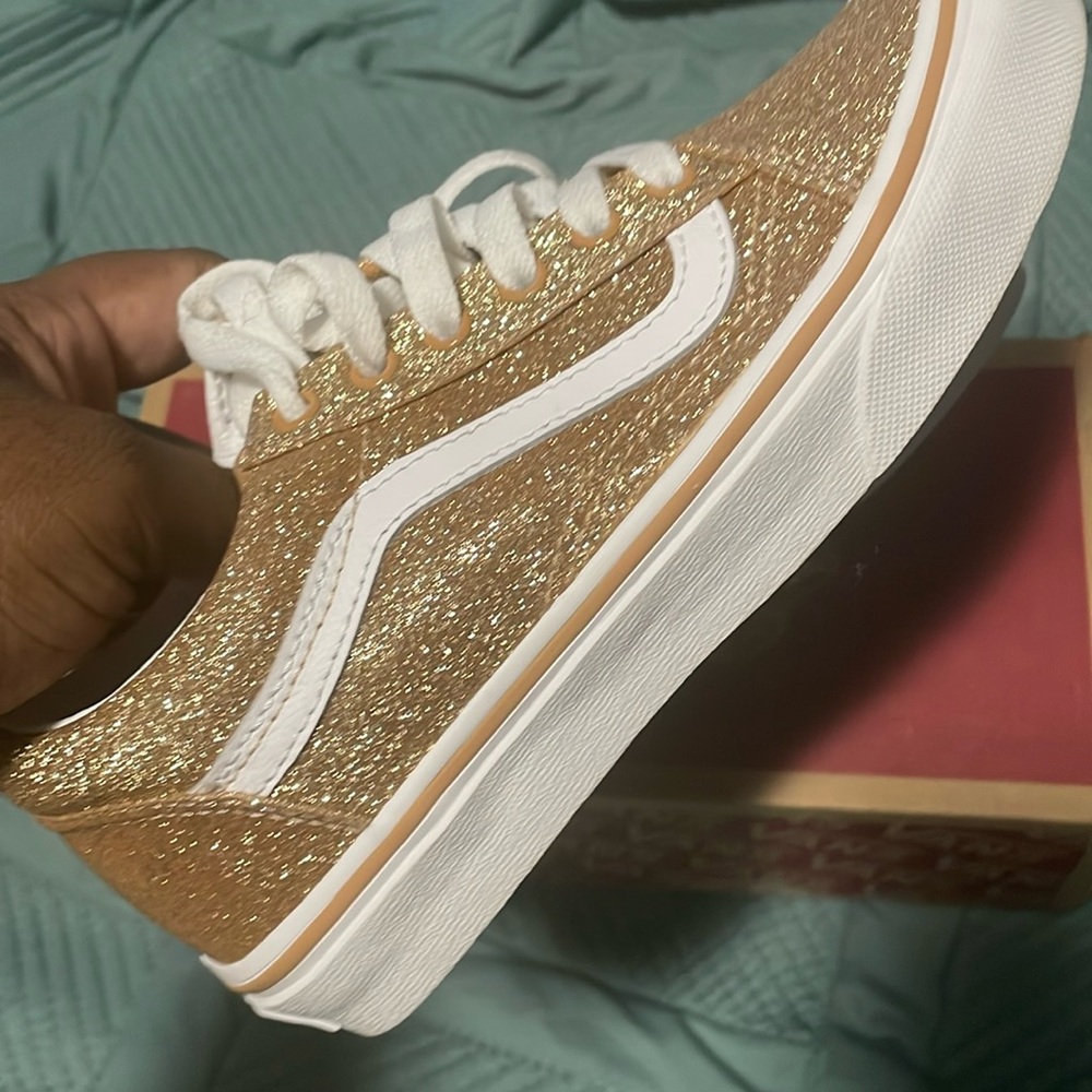 Glitter pink Vans